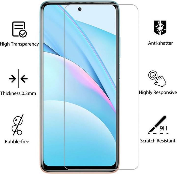 Produktbild Screenguard Xiaomi Mi 10T Lite Panzerglas Schutzfolie Case Friendly Design (1 Stück, Xiaomi Mi 10T Lite)