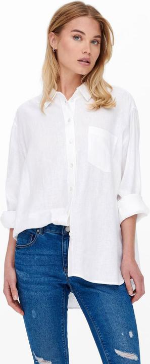 Image du produit Only Chemise unie en lin mélangé (M)