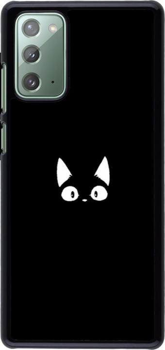 Actual product image PhoneLook Cover Funny cat on black (Samsung Galaxy Note 20)