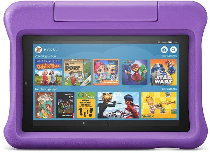 Produktbild Amazon Fire 7 Kids Edition - 17,8 cm (7 Zoll) - 1024 x 600 Pixel - 16 GB - 1 GB - 1,3 G (7", 16 GB, Violet)