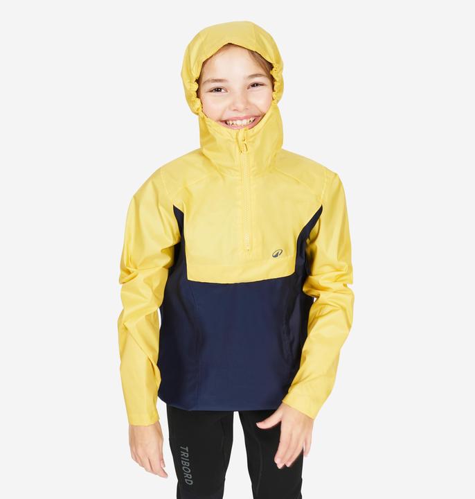 Immagine prodotto Tribord Spray top vela/kayak bambini antivento - Sailing 100 giallo/blu navy
