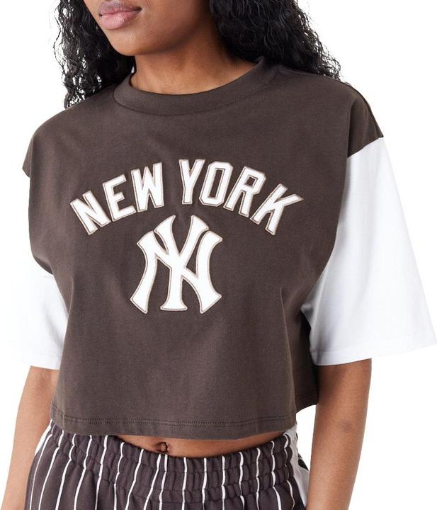 New Era Ladies Cropped Raglan Top braun - L (L)