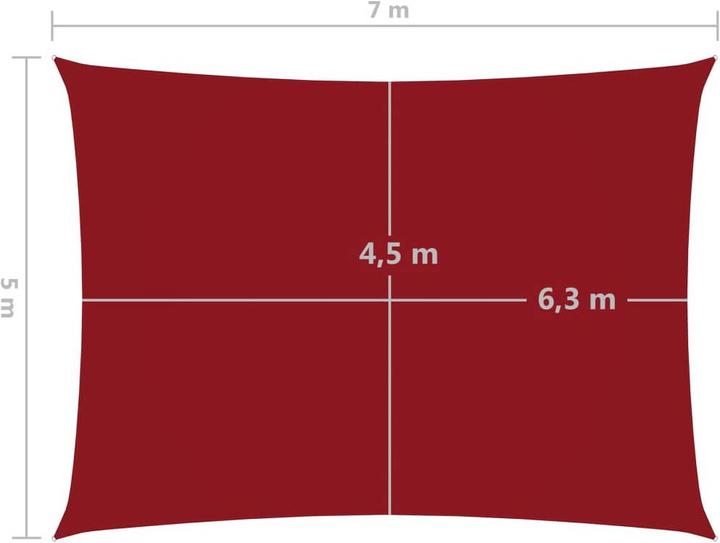 Image du produit VidaXL Voile d'ombrage (500 x 700 cm)