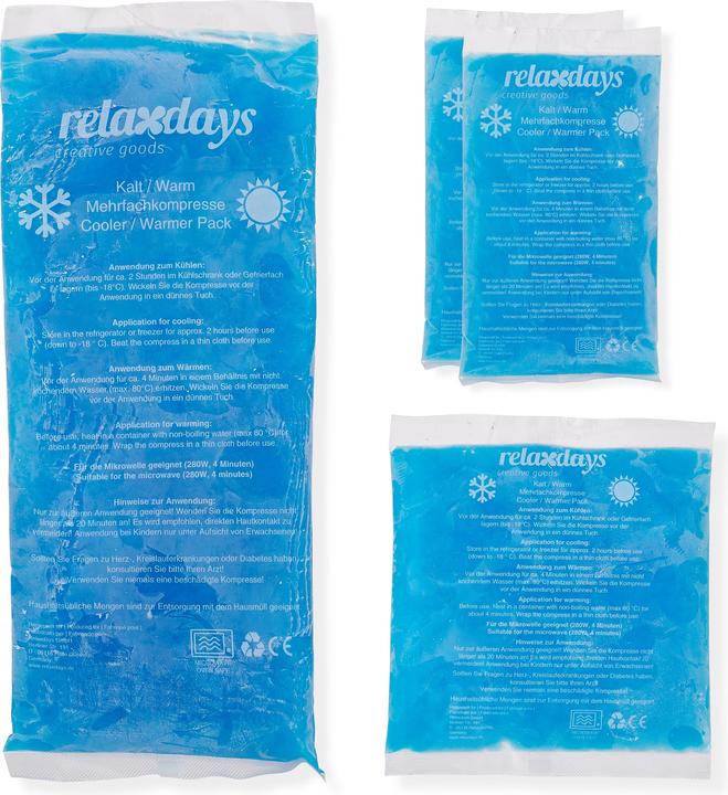 Immagine prodotto Relaxdays 4x cuscinetto di raffreddamento (4 x, 870 g)