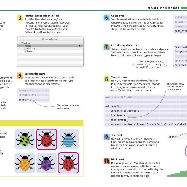 Immagine prodotto Computer Coding Python Games for Kids (Inglese, Carol Vorderman, 2018)