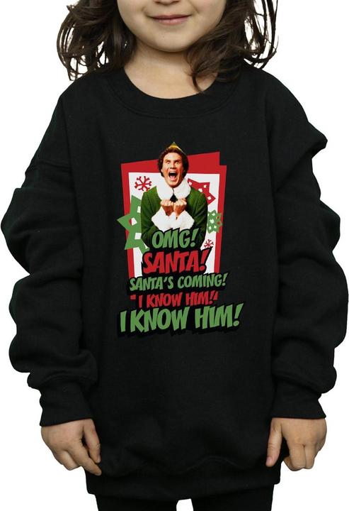 Image du produit Elf - Sweat OMG SANTA - Fille (140, 146)
