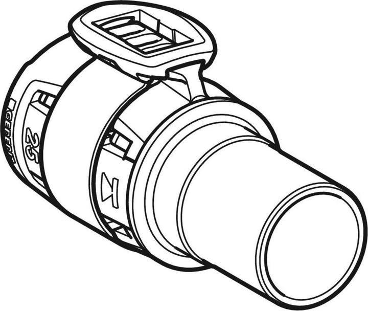 Image du produit Geberit FlowFit transition vers Mapress 25 x 22 mm avec extrémité d'insertion 620232001 (Raccord à sertir)