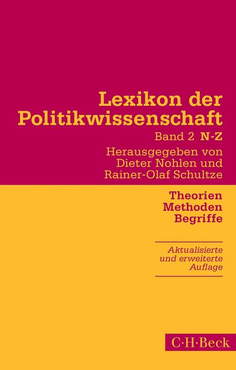 Immagine prodotto Lexikon der Politikwissenschaft Bd. 2: N-Z (Tedesco, Dieter Nohlen, Rainer-Olaf Schultze, 2019)