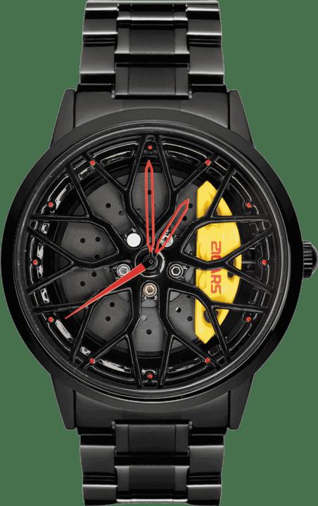 21cars Star 63S Gelb Schwarz Non-Spin (Digitaluhr, 43 mm)