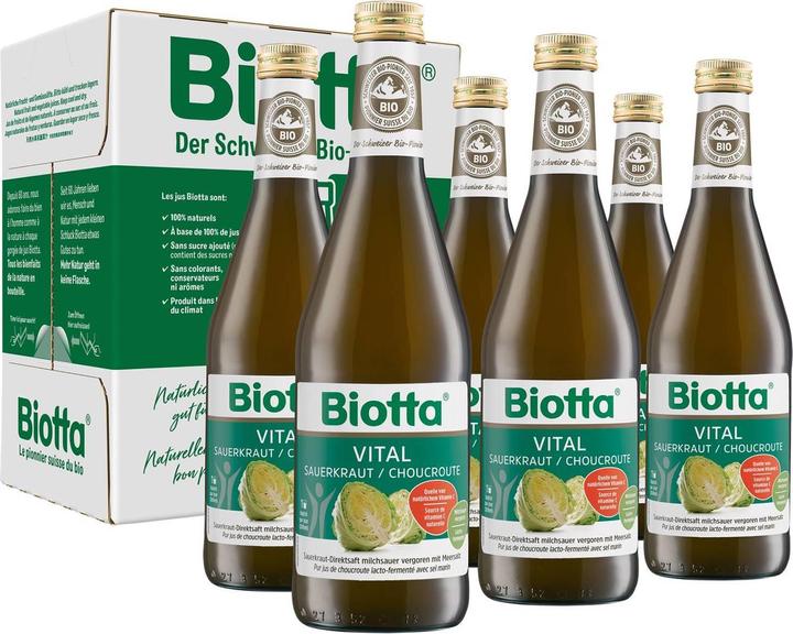 Produktbild Biotta Vital Sauerkraut Bio (6 x 50 cl)