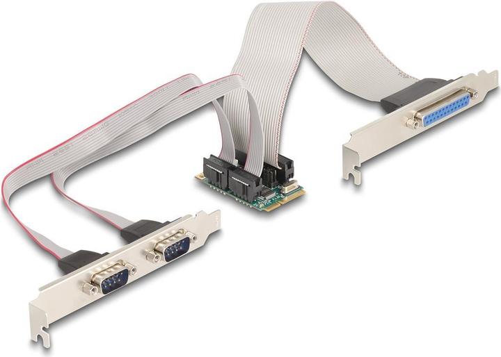 Produktbild Delock Mini PCIe I/O PCIe full size 1 x Parallel, 2 x Seriel