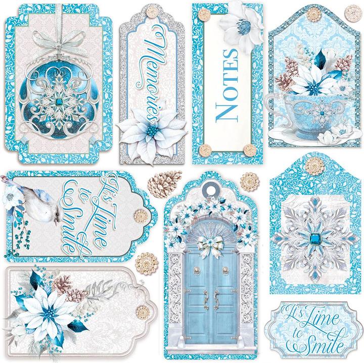 Produktbild Ciao Bella Vellum Paper "Elegance of Blue", 15 x 15 cm, 6 Blatt (90 g/m², 6 x)