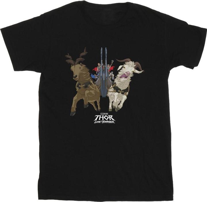 Image du produit - T-shirt THOR LOVE AND THUNDER VIKING SHIP - Homme (M)