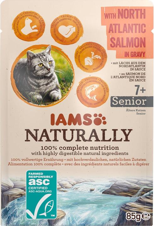 Immagine prodotto Iams Naturalmente Senior 7+ (Senior, 24 pz., 85 g)