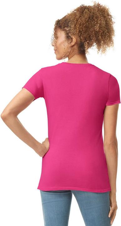 Actual product image Gildan Womens/Ladies Softstyle Plain Ringspun Cotton Fitted T-Shirt (32 D)
