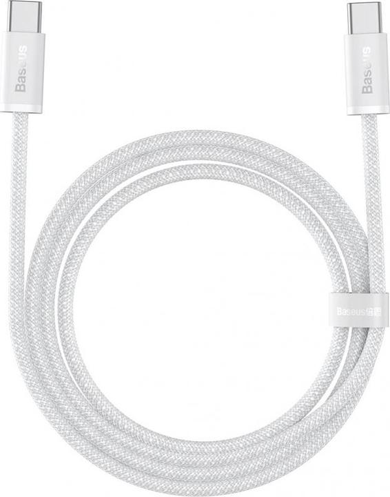 Produktbild Baseus USB-C to USB-C Dynamic 3 Series, 100W, 5A, 2m, weiss (2 m, USB 3.2 Gen 1, 100 W)