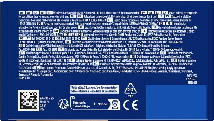 Nährwerte und Zutaten Oral-B iO Series 2 Elektrische Zahnbürste (Oszillierende Zahnbürste)