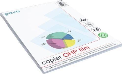 pavo Folie DIN A3 Transparent Copier OHP (840 g/m², A3)