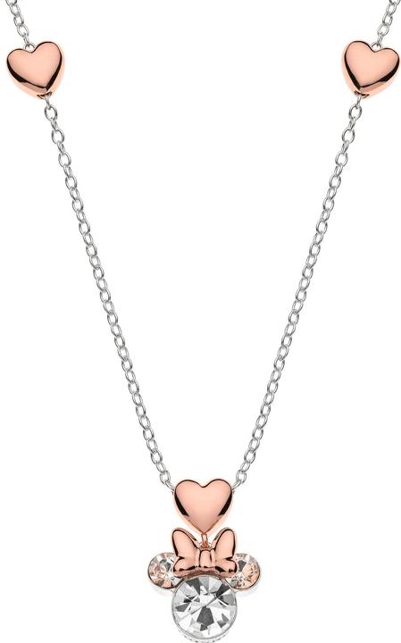 Disney Jewelry Halskette mit Anhänger Mickey Mouse (925er Silber, 40 cm)