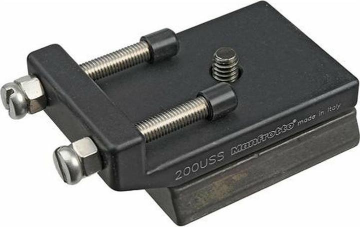 Actual product image Manfrotto 200USS, spotting scope plate with anti-rotation protection (Stand adapter)