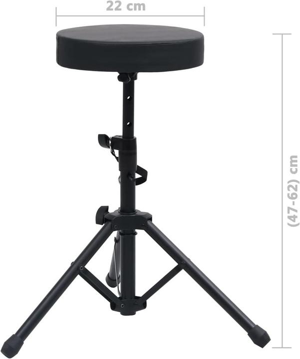 Image du produit VidaXL Support de clavier et tabouret (Clavier)