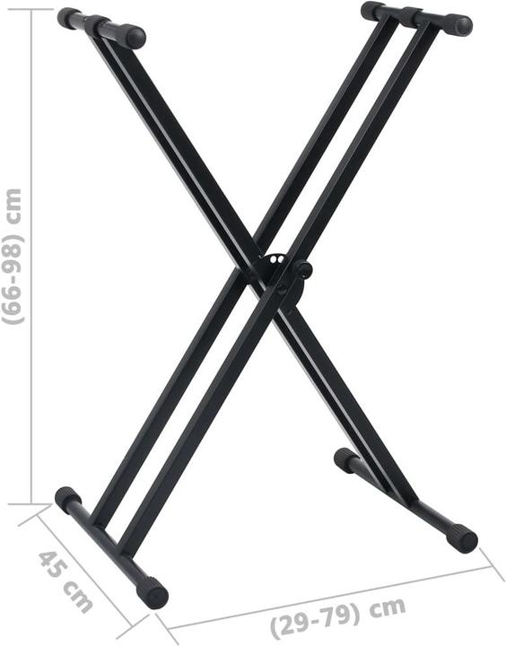 Image du produit VidaXL Support de clavier et tabouret (Clavier)