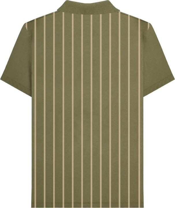 Actual product image Lambretta Mens Pinstripe Polo Shirt (XL)