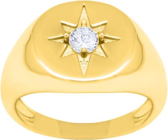 Immagine prodotto Candy Anello Aura, argento 925, placcato oro (60, 925 Argento)