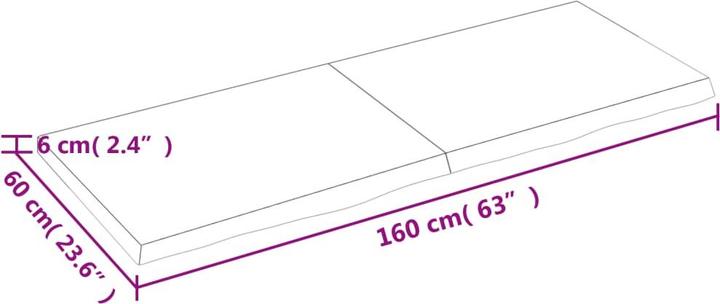 Produktbild VidaXL Emerald (160 x 6 x 60 cm)