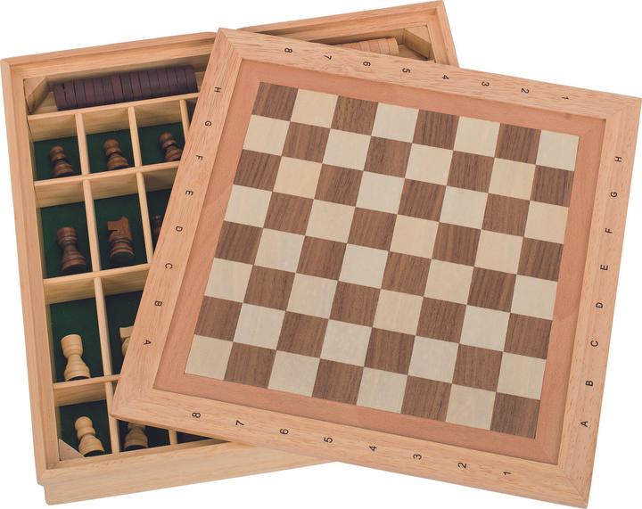 Goki Spelset Schaken, Dammen en Schaakbord