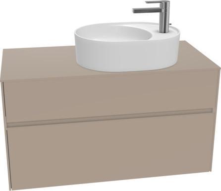 Produktbild Villeroy & Boch Collaro Waschbeckenunterschrank 1000x548x500 mm, 2 Auszüge, für Waschbecken recht (107 x 50 x 57 cm)