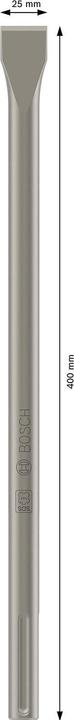 Produktbild Bosch Professional Zubehör PRO SDS max-4C Flachmeissel, 25 x 400 mm (25 mm)