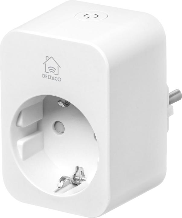 Productafbeelding Deltaco Smart Home stekker verbruiksmonitor 16A wit