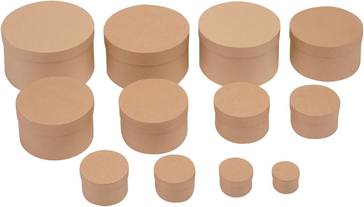 Productafbeelding Glorex Ronde doos karton D 140/H 75mm FSC