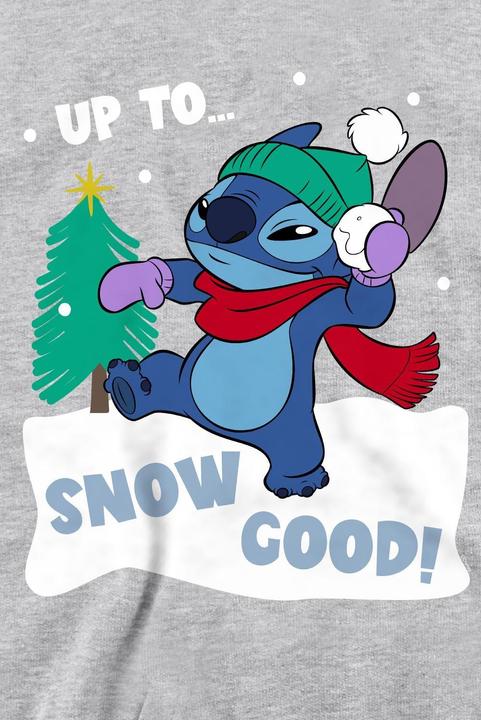 Actual product image Lilo & Stitch Unisex Adult Stitch Snowball Sweatshirt (XL)