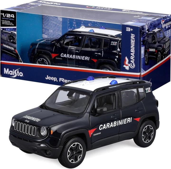 Produktbild Bburago Maisto 31520C Jeep Renegade Carabinieri - Massstab 1:24