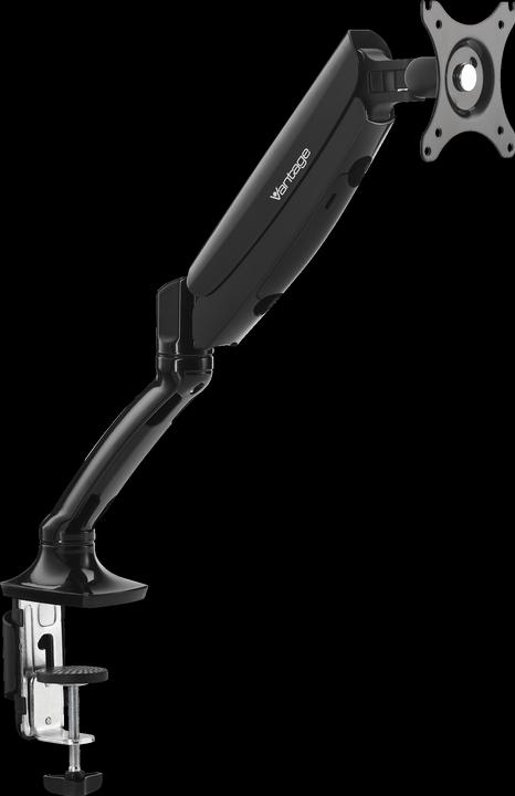 Actual product image Vantage Monitor arm single Gas 75x100 -9kg 27" black (Table, 27")
