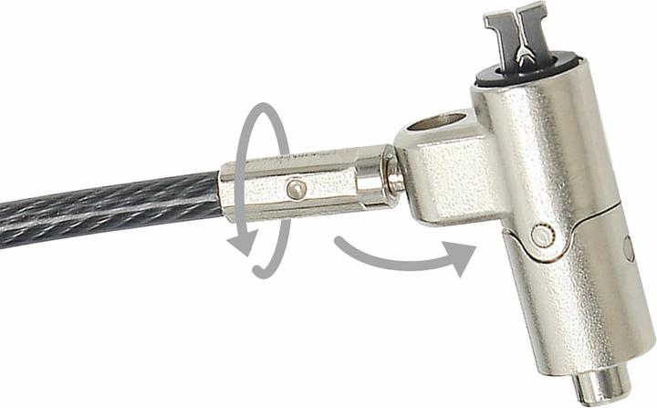 Immagine prodotto Dicota Cavo Sec. Nano Lock Ultra Slim con chiave, slot