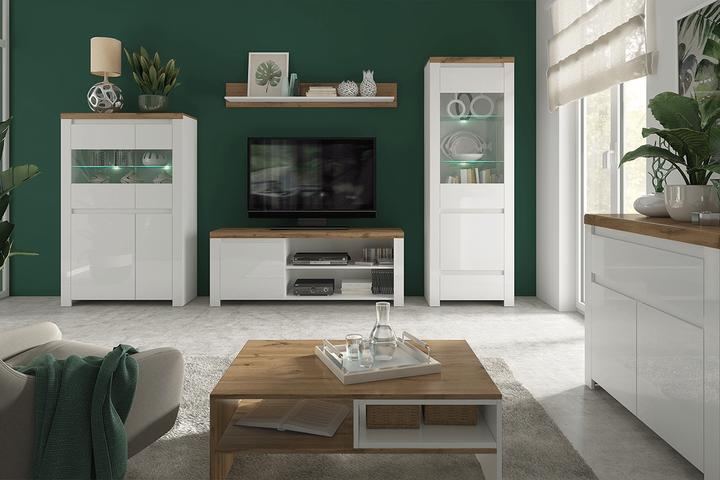 Actual product image Konsimo Damino (68 x 202 x 41.5 cm)
