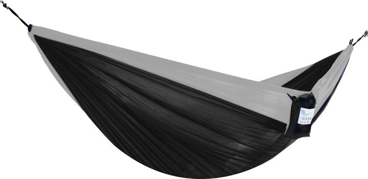 Immagine prodotto Vivere Amaca Parachute Hammock nero/grigio (181 kg)