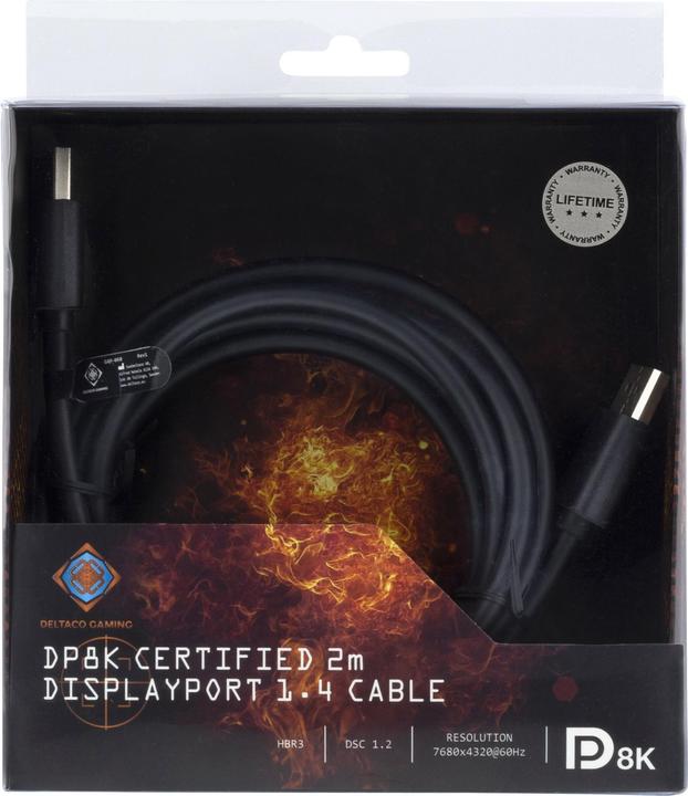 Produktbild Deltaco Gaming DisplayPort – DisplayPort (2 m, DisplayPort)