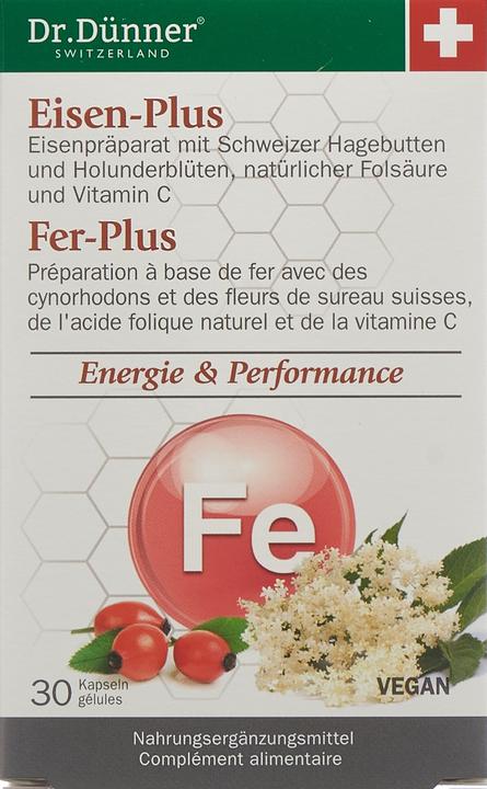 Produktbild Dr. Dünner Eisen-Plus Kaps (30 Stück, Kapseln, 281.25 g)