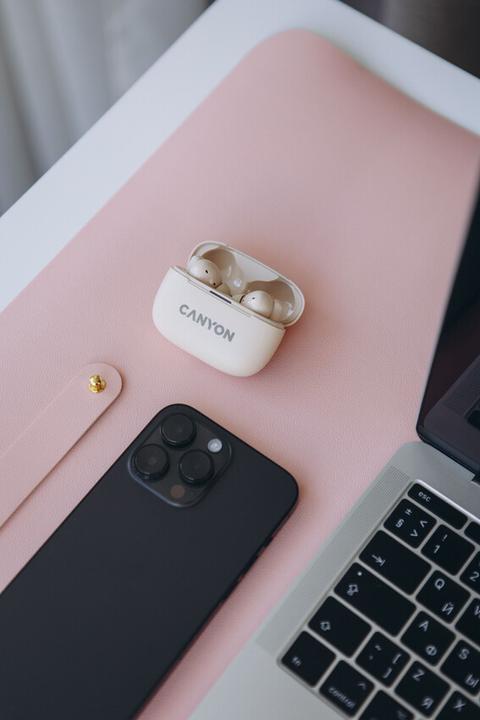 Actual product image Canyon TWS-10, On Go, 10 ANC, True Wireless Bluetooth in-ear headphones, charging station in (ANC, 2 h, Wireless)