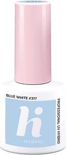 Produktbild HI #317 Nagellack Blau Weiss 5ml (Blau, Weiss, Farblack)