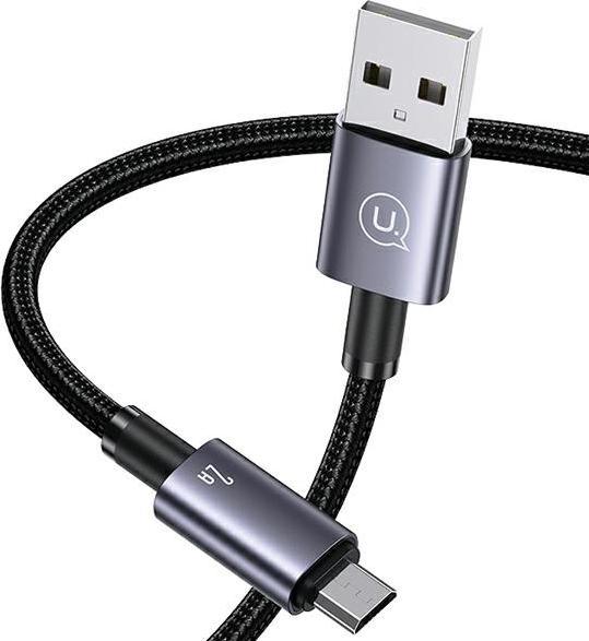 Immagine prodotto Usams Cavo USB na Micro-USB 2A 2m a ricarica rapida stalowy/tarnish SJ670USB01 (US-SJ670) (2 m, USB 2.0)