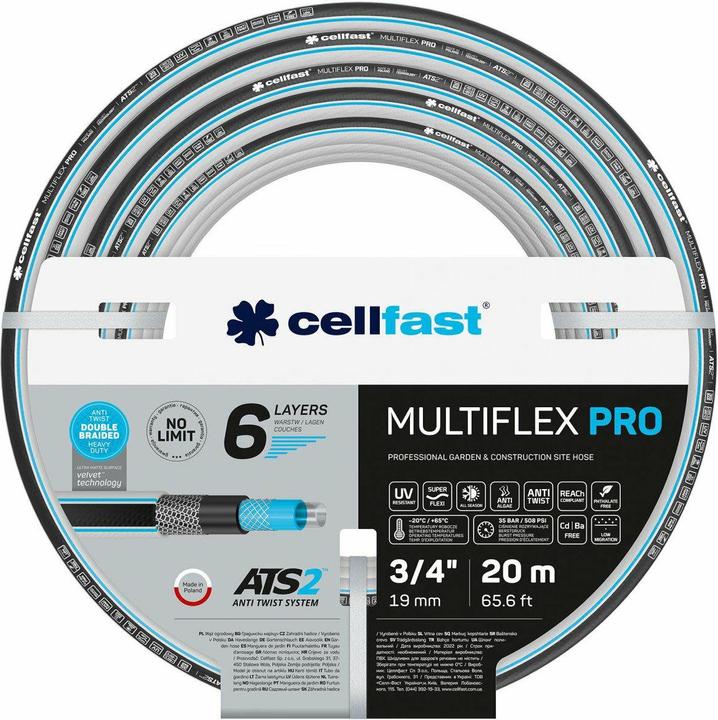 Actual product image No Name CELLFAST WĄŻ OGRODOWY MULTIFLEX PRO ATS2 1" 20m (20 m, 19 mm)
