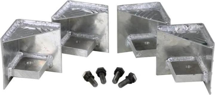 Actual product image Alutec 4 pallet feet incl. 4 screws (4 pieces)