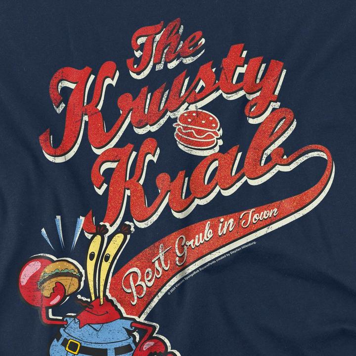 Actual product image Spongebob Squarepants Mens The Krusty Krab T-Shirt (XL)