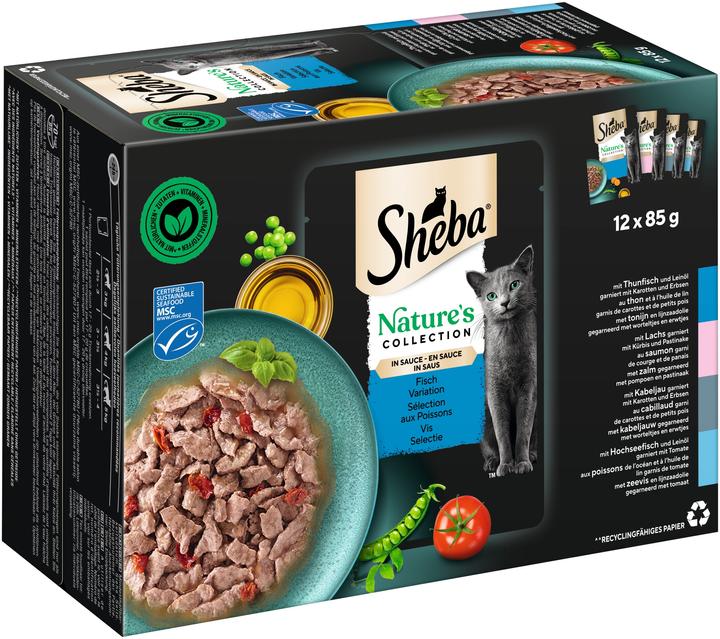 Sheba Variazione di pesce in salsa (12 pz., 1020 g)