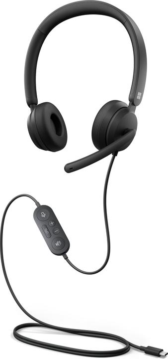 Actual product image Microsoft Modern USB-C Headset (I6S-00010) black (Cable, USB-C)